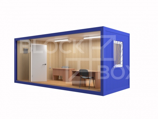 Блок-контейнер прорабская с санузлом — дополнительное фото 3