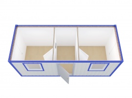 Блок-контейнер универсальный №3 из сэндвич-панелей — фото превью
