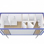 Комбинированный сантехнический модуль  №13 из сэндвич-панелей — основная миниатюра