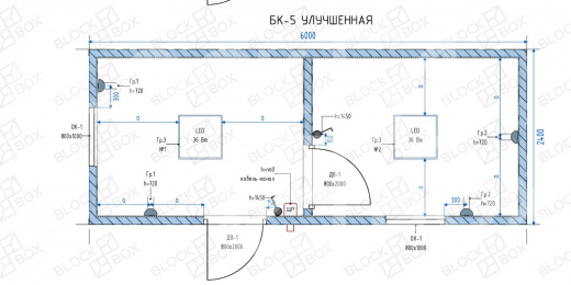 Блок-контейнер универсальный №5 из профлиста — фото 6