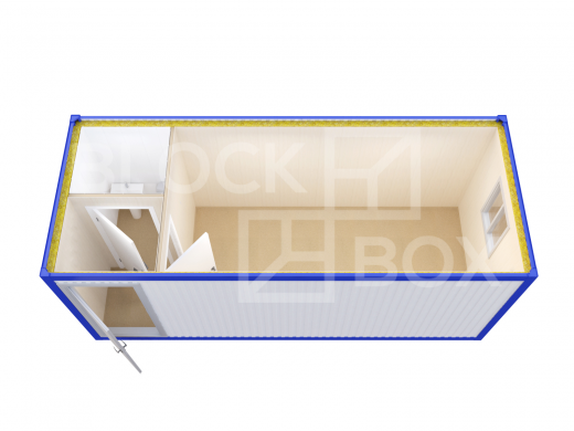 Блок-контейнер прорабская с санузлом — основное фото