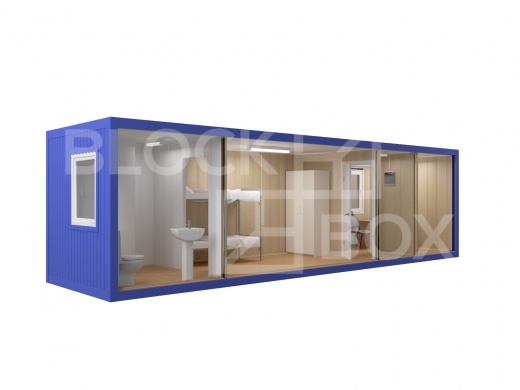 Блок-контейнер для проживания с рабочим кабинетом — дополнительное фото 2