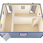 Модульное здание-проходная с комнатой отдыха № 8 — основная миниатюра