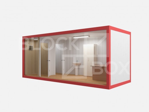 Блок-контейнер медкабинет с санузлом — дополнительное фото 3