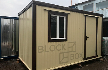Дачный домик из укороченного блок-контейнера - фото превью проекта
