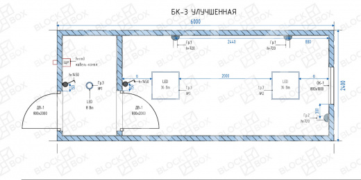 Блок-контейнер универсальный №3 из профлиста — фото 6