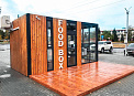 Здание кафе Food Box с панорамным остеклением - миниатюра 1