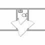 Блок-контейнер штаб строительства с двумя кабинетами и санузлом — миниатюра 1