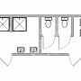 Комбинированный сантехнический модуль  №13 из сэндвич-панелей — миниатюра 1