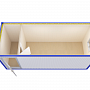 Блок-контейнер универсальный №4  из профлиста — основная миниатюра