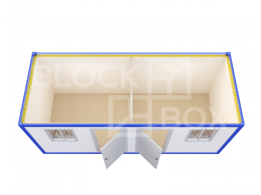 Блок-контейнер прорабская с раздевалкой — основное фото