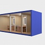 Блок-контейнер прорабская с двумя кабинетами — миниатюра 3
