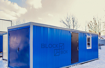 Блок-контейнер с автономным водообеспечением - фото превью проекта