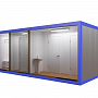 Блок-контейнер сантехнический с душевыми и туалетными кабинками №2 — миниатюра 3