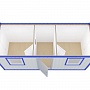 Блок-контейнер универсальный №3 из сэндвич-панелей — основная миниатюра