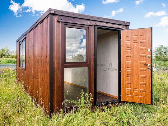 Блок-контейнер для загородного участка с панорамным окном - дополнительное фото 4