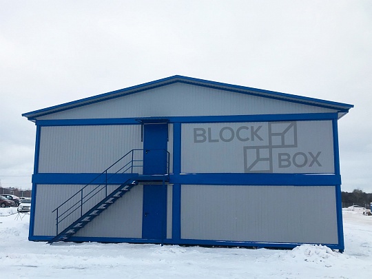 Двухэтажный административно-бытовой комплекс из 24 блок-контейнеров - дополнительное фото 1