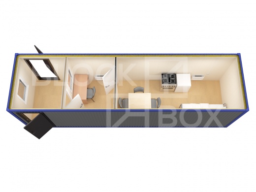 Контрольно-пропускной пункт с комнатой отдыха и мини-кухней — дополнительное фото 5