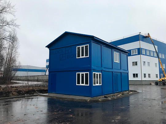 Модульное-здание КПП для промышленного предприятия - фото проекта