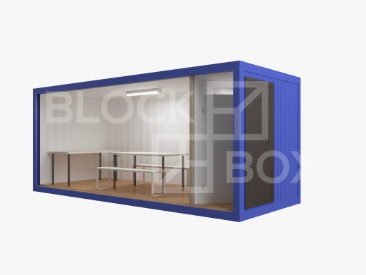 Блок-контейнер комната отдыха с кухней — дополнительное фото 3